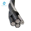 Cable ABC de 4 x 16 mm2 AL XLPE con alumbrado público